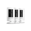 Ring Stick Up Cam Battery White - 3 Pack AND Ring Spotlight Cam Plus Battery {Smart Home Security & Lighting} (Amazon Devices & Accessories)