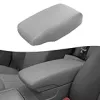 KBH Auto Center Console Armrest Cover Replacement for Toyota Camry 2007 2008 2009 2010 2011, Vinyl Leather Trim, Middle Console Lid Arm Rest Covering, Gray (Without Lid) {Armrests} (Automotive)