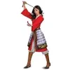 Disguise womens Disney Mulan Hero Dress Deluxe Adult Costume, Red, Large (12-14) {Costume Outfits} (Toys & Games)