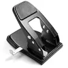 Officemate Heavy Duty 2-Hole Punch, Padded Handle, Black, 50-Sheet Capacity (90082) {Paper & Paper Crafts} (Warehouse)
