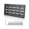 RED Wolf Front License Plate Bracket Holder Frame Tag Universal for Car Truck Van SUV with 6 Screws and Wrench Kit Black Easy Mount {Frames} (Warehouse)