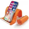 Foldable Silicone Phone Stand, Flexible Freely Bendable Multi-AngleStand, Portable Universal Desktop Mount for Smartphone Tablet(Orange) {Stands} (Mobile)