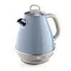 Ariete Vintage 2869 Kettle, Electric Kettle with Visible Water Level, 360° Wireless Base, Automatic Shut-off, Tea Filter, Capacity 1.7 L, Stainless Steel, 2000W, Light Blue {Electric Kettles} (Kitchen Appliances)