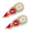 Plus WH-814Y 51-642 Correction Tape, White Petite, Cream Tape, 0.2 inches (4 mm) x 2 {Arts & Crafts Tape} (Unit Count 2) (Japan)