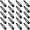 GKETN Snap Hair for Women Water Drop Non Slip Hair Barrettes Heavy Coated Metal Black Hair Accessory 20 PCS 1.89" {Clips} (Hair Care)