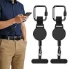 Zouwel 2 x Retractable Anti-Fall Phone Lanyards, Mobile Phone Cable Lock for Hiking, Cycling, Climbing, Skiing, Running {Lanyards & Wrist Straps} (Mobile)
