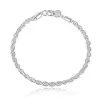 wpOP59NE Women's Bracelet 925 Sterling Silver Twist Bangle Cuff Charm Clasp Party Jewelry for Loved Ones {Bracelets} (Jewellery)