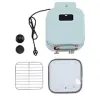 Indoor Grill, 70mm Depth Electric Griddler 1800W 3L Capacity Adjustable Temperature for Fry Roast for Hot Pot {Toasters} (Kitchen Appliances)