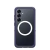 OtterBox Defender XT Magnets Case for Samsung Galaxy S25, Clear/Purple {Basic Cases} (Mobile)