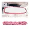 Bittwee Car Rearview Mirror Cover, Auto Interior Elastic Comfortable Rear View Mirror Protector Decorative Accessories for Girls Women Man Gift, Universal for Vehicles, SUV, Truck, RV (Pink) {Rearview Mirrors} (Automotive)