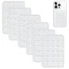 GMHLLES Silicone Suction Phone Case Mount 6Pcs Phone Pad, Non Slip Double Sided Suction Cup Phone Holder for Selfies and Video Shooting (Transparent) {Grips} (Mobile)