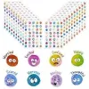 BUHEWOFY Emoji Stickers, 800 Emoji Stickers with 40 Rich Emojis, can be Used for Students' Classroom Rewards, Sentiment Labels, Mugs, notebooks, etc., DIY Creativity is Unlimited. {Decals} (Computers)