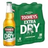 Tooheys Extra Dry Beer - Crisp Australian - 6 Pack x 330mL Bottle {Lager} (Booze)