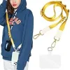Ganve Phone Lanyard Phone Strap Crossbody Utility Strap Bag Straps Iphone Lanyard Phone Tether Tab Adjustable Nylon Neckstrap Compatible With Most Smartphones Yellow {Lanyards & Wrist Straps} (Mobile)