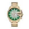 Diesel Mega Chief Slim Gold Chronograph Watch DZ4684 {Wrist Watches} (Watches)