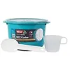 Decor Rice Cooker with Rice Paddle and Measuring Cup, Teal, 2.75 Litre Capacity {Rice Cookers} (Kitchen Appliances)