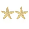 Christmas , Starfish for Women (Gold) {Earrings} (Jewellery)