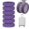 8Pcs Silent Luggage Wheel Cover, Silicone Suitcase Wheels Protector, Noise-Reducing Accessories {Suitcases} (Luggage)