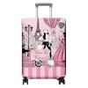 Leralsta Luggage Cover - Floral Pattern Protector for 25-28 Inch Suitcases. Elastic, Scratch-Resistant, and Machine Washable (Size L) {Suitcase Covers} (Luggage)