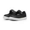 PUMA Kid's Courtflex V3 Lina Velcro Sneaker, PUMA Black/PUMA Black, 4 US Little Kid {Trainers} (Shoes)