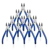 Wire Cutters 10 Pack, KAIHAOWIN 6 inch Dikes Small Wire Cutters Flush Cutters Wire Snips Clippers Diagonal Cutters Side Cutters Cutting Pliers for Crafting {Wire Strippers} (Power Tools)