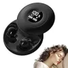 sunvito Sleep Earbuds Bluetooth 6.0, Mini Invisible Silicone Sleep Earbuds for Side Sleepers, Noise Blocking Sleeping Headphones with LED Display for Sleeping Working Relax {In-Ear Headphones} (Mobile)
