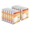 Cardinal Economy 3-Ring Binders, 1.5", Round Rings, Holds 350 Sheets, ClearVue Presentation View, Non-Stick, White, Carton of 12 (90631) {Binders & Binder Accessories} (Warehouse)