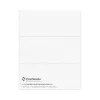 PrintWorks Professional Paper, 8.5 x 11, 20 lb, 2 Horizontal Perfs 3.66" and 7.33", 500 Sheets, White (04120) {Wide-Format Paper} (Warehouse)