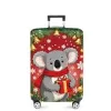 Christmas Luggage Cover Elastic Suitcase Cover Protector Fits 20-34 Inch Suitcase Travel Accessories, Christmas - Koala, M(fits 24-26Inch suitcase), Marble {Suitcase Covers} (Luggage)