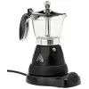 Leaf & Bean Electric Espresso Maker, 200mL, Black/Silver {Coffee Makers} (Kitchen Appliances)