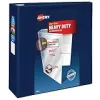 Avery Heavy Duty View 3 Ring Binder,4" One Touch EZD Ring, Holds 8.5" x 11" Paper, 1 Navy Blue Binder (79804) {Binders & Binder Accessories} (Warehouse)