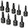 Grey Pneumatic (1200T) 3/8" Drive 9-Piece Internal Star Impact Driver Socket Set {Screwdriver Bit Sets} (Power Tools)